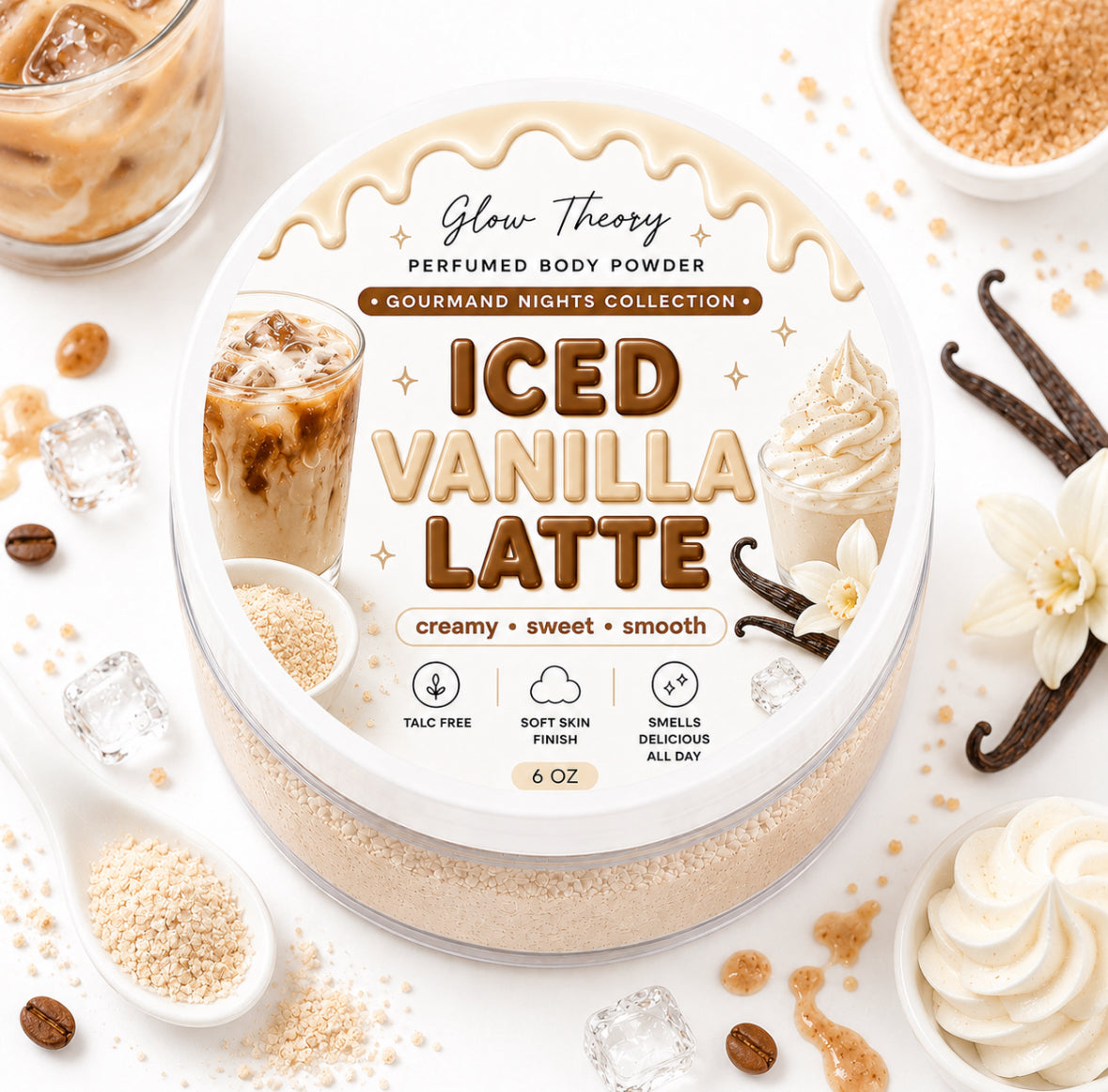 Iced Vanilla Latte — Perfumed Body Powder