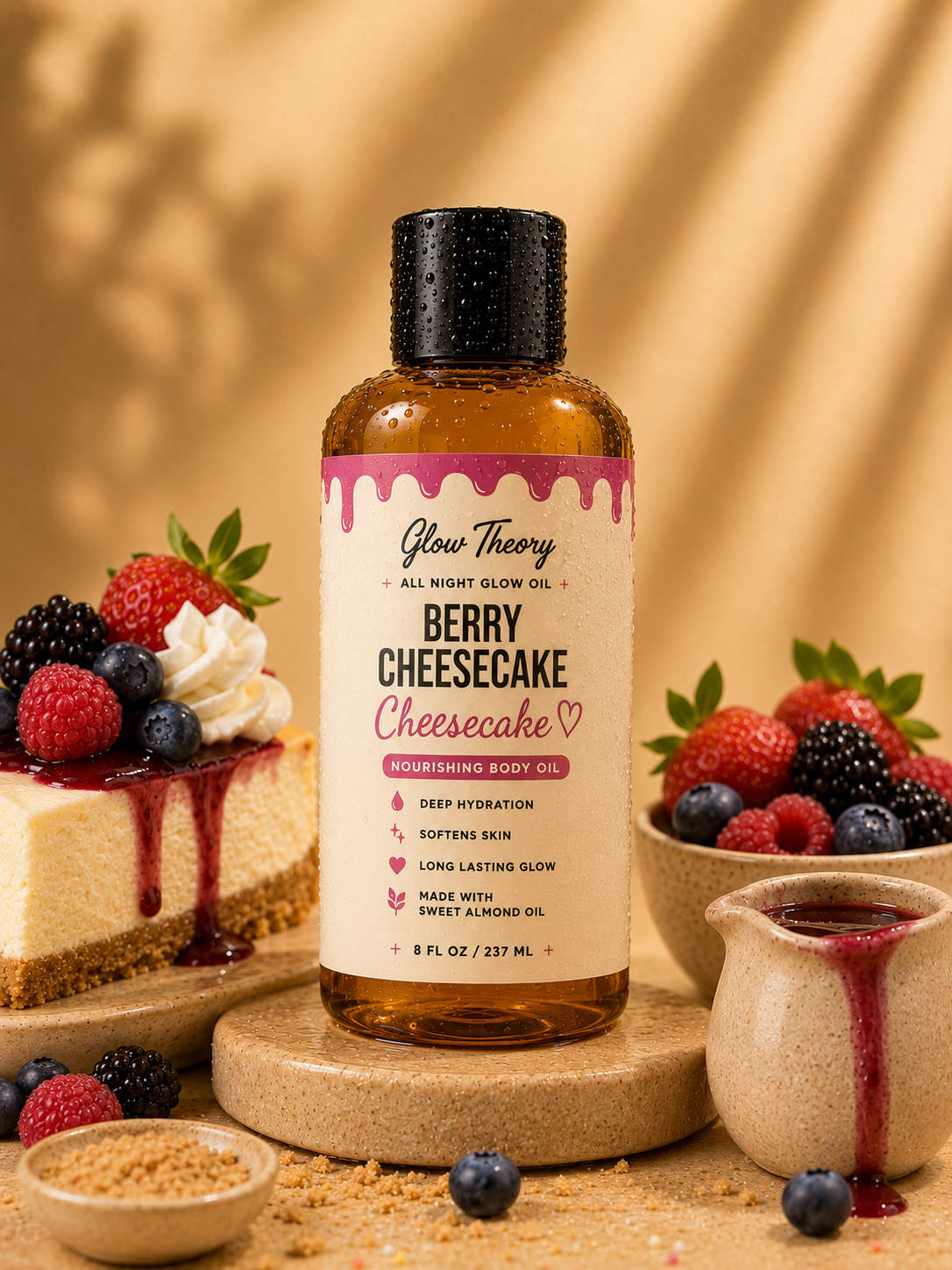 Glow Theory Berry Cheesecake All Night Glow Oil