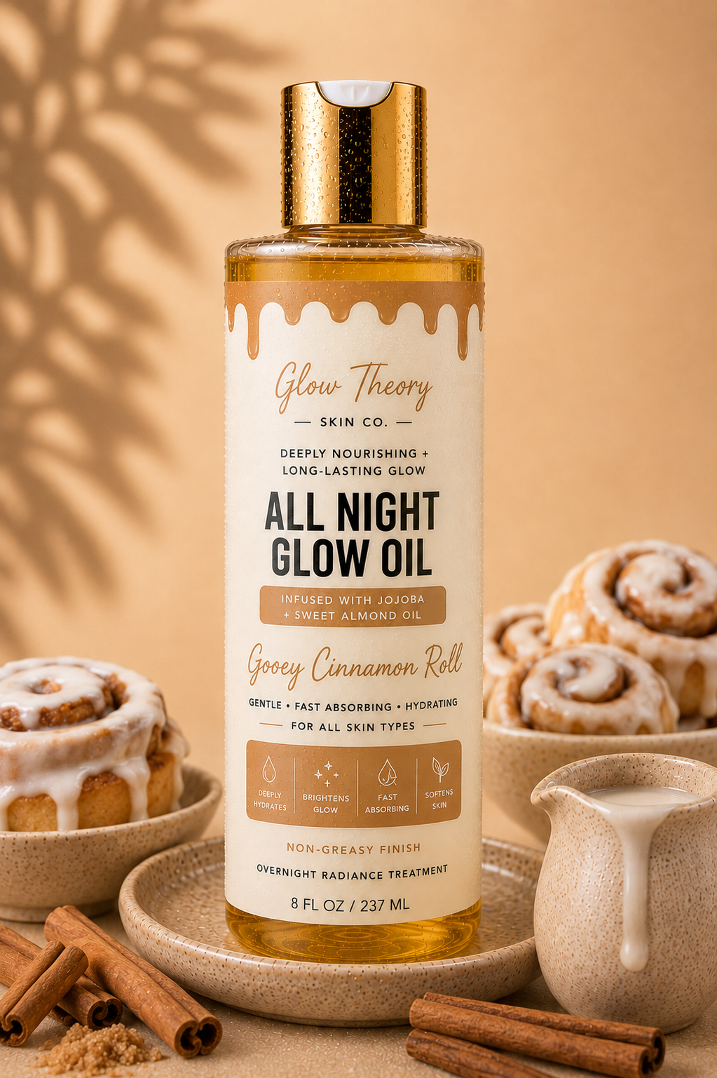 Glow Theory Gooey Cinnamon Roll Glow Oil
