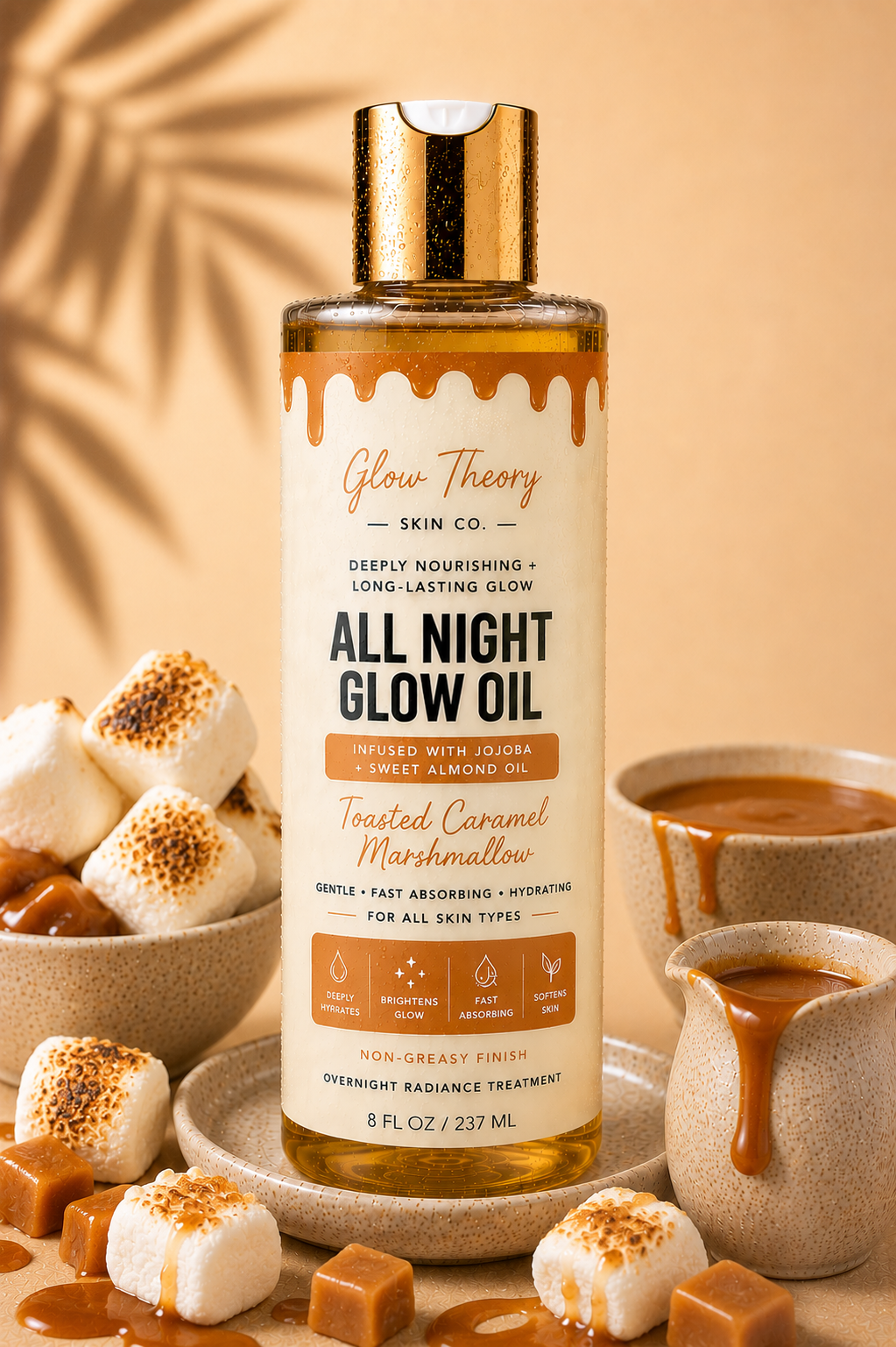 Glow Theory Toasted Marshmallow Caramel Glow Oil