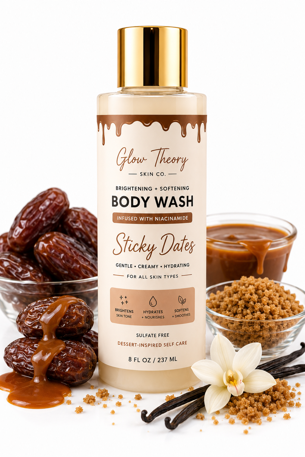 Sticky Dates - Brightening Body Wash
