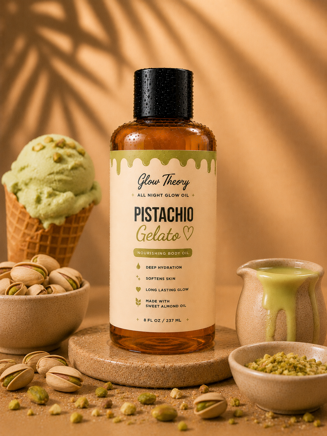 Glow Theory Pistachio Gelato All Night Glow Oil