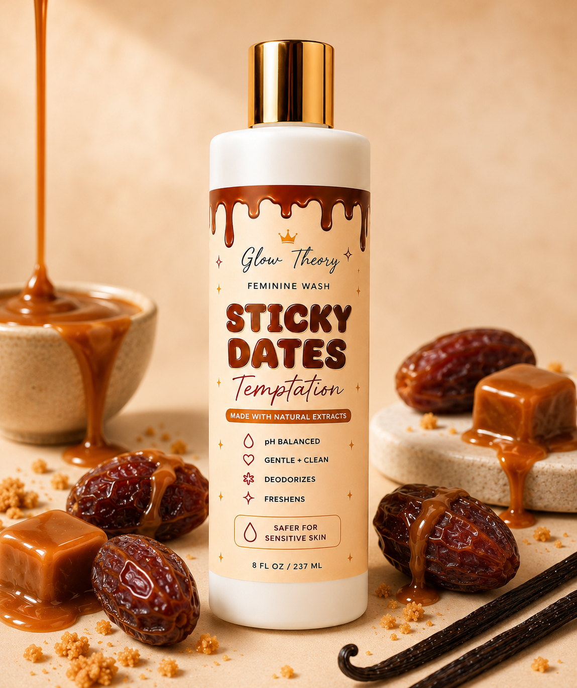 Sticky Dates Temptation Feminine Wash