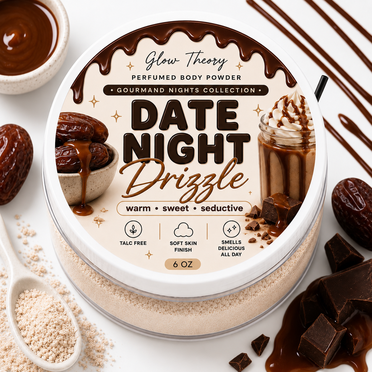 Date Night Drizzle — Perfumed Body Powder