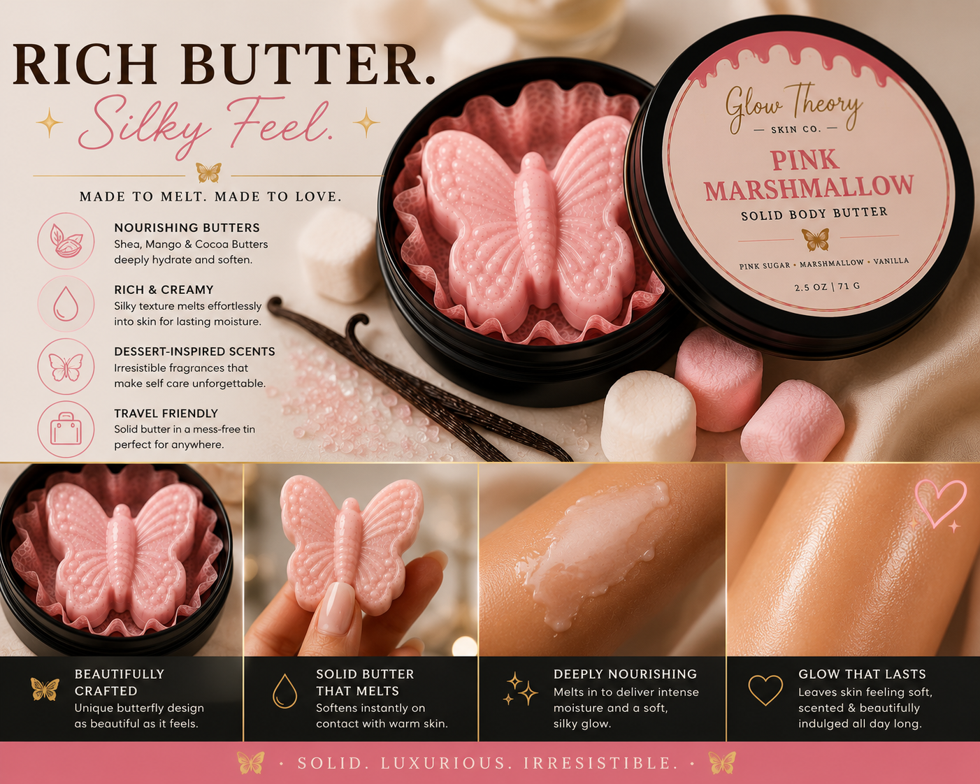 Banana Cakes Solid Body Butter