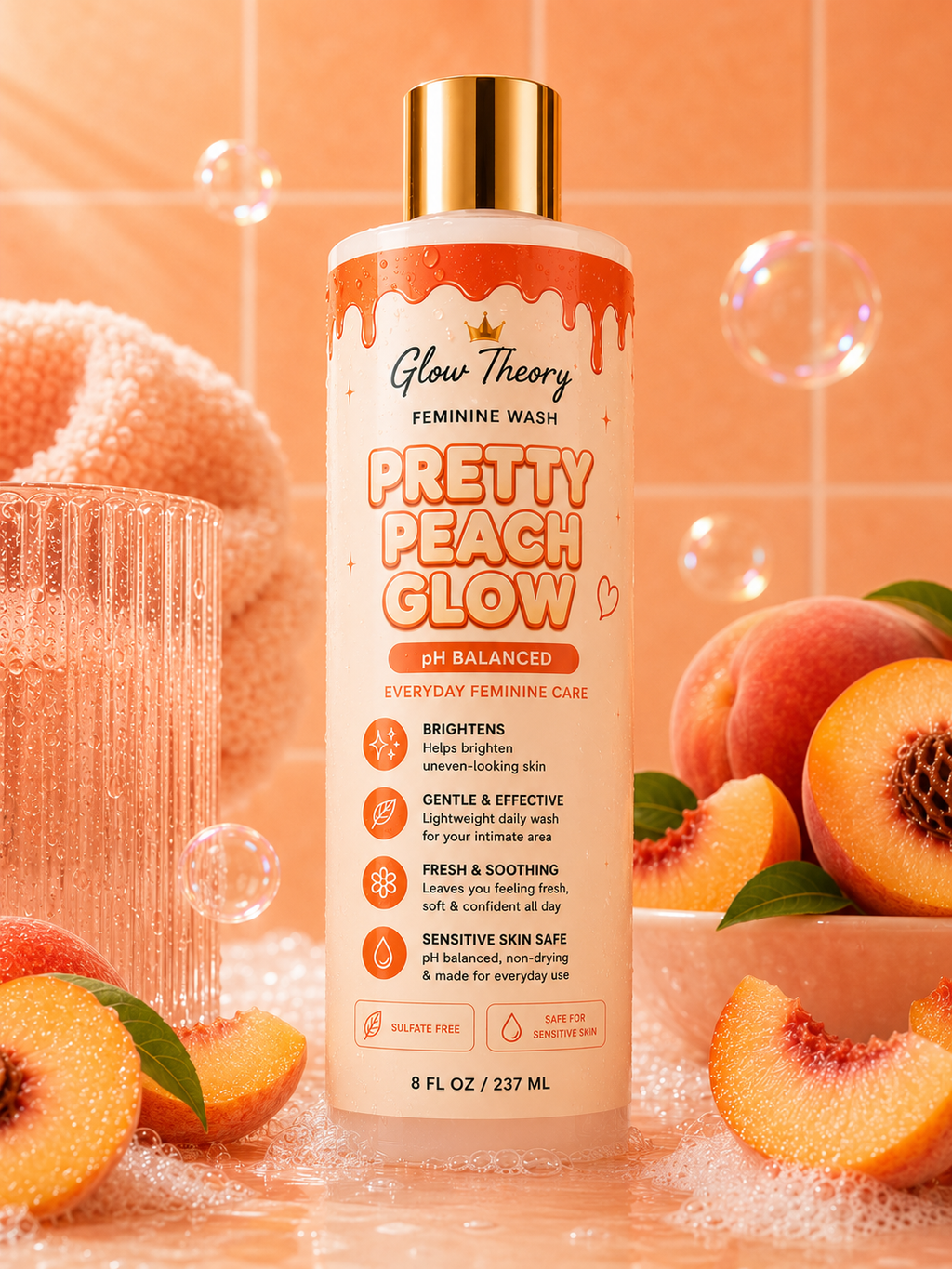 Pretty Peach Glow Brightening Glow Wash