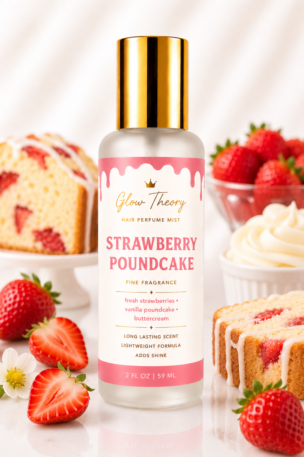 Strawberry Poundcake Hair Perfume Mist