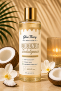 Glow Theory Coconut Indulgence All Night Glow Oil – Tropical Hydrating Body Oil for Soft, Glowing, Non-Greasy Skin