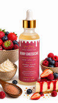 Glow Theory Berry Cheesecake Feminine Glow Oil – Strawberry Cheesecake Dessert Scent Body Oil for Soft Hydrated Skin