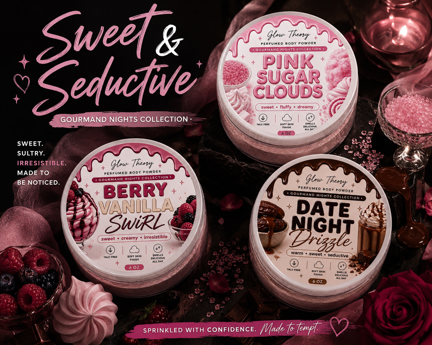 Date Night Drizzle — Perfumed Body Powder