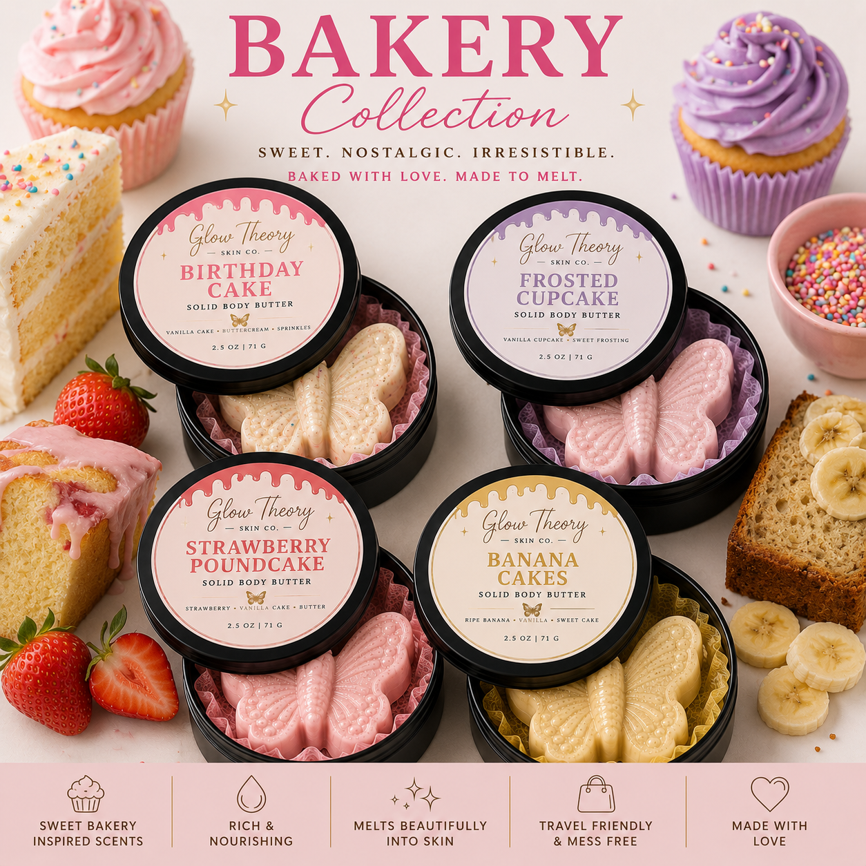 Banana Cakes Solid Body Butter