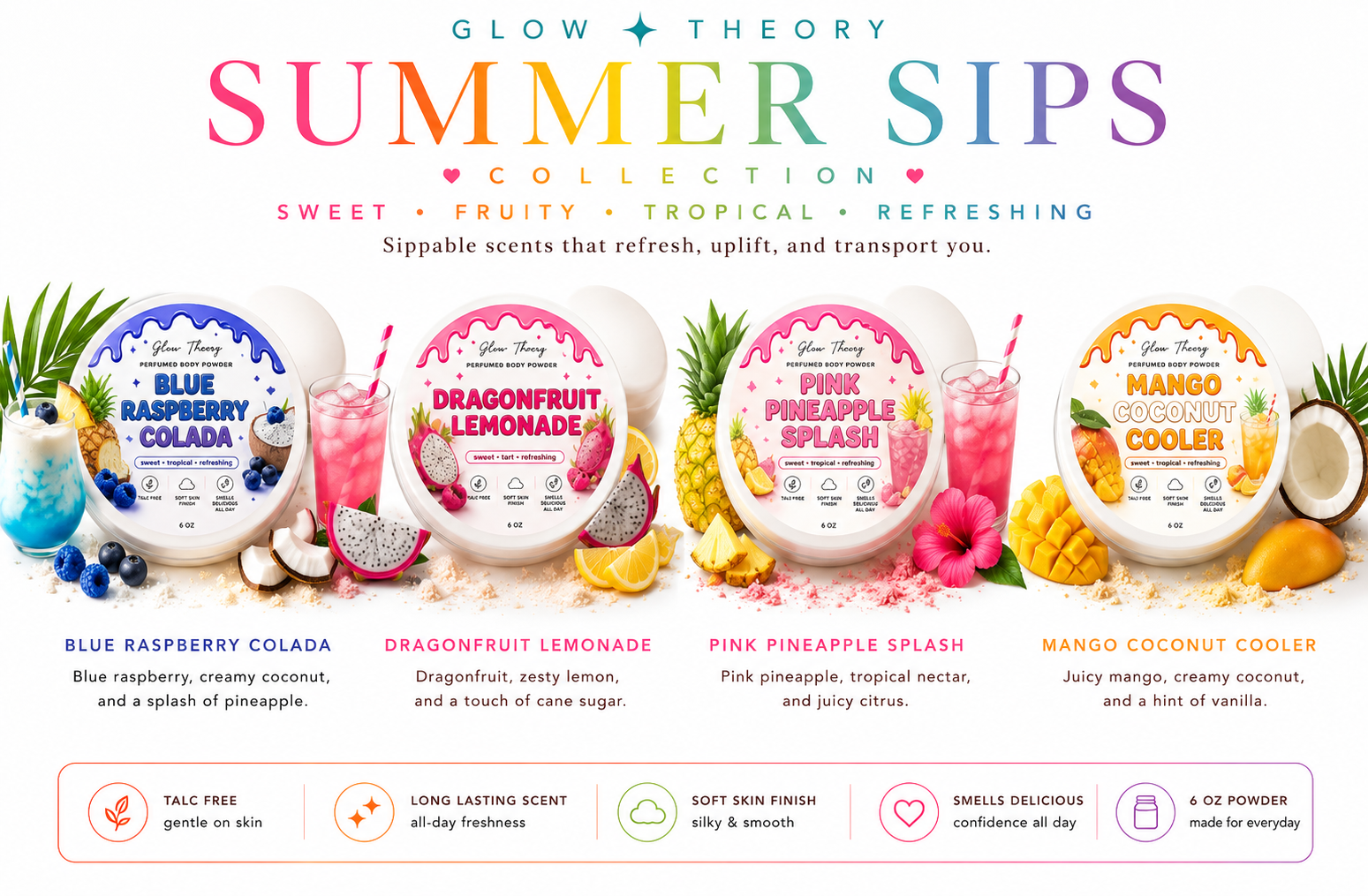 Mango Coconut Cooler — Perfumed Body Powder