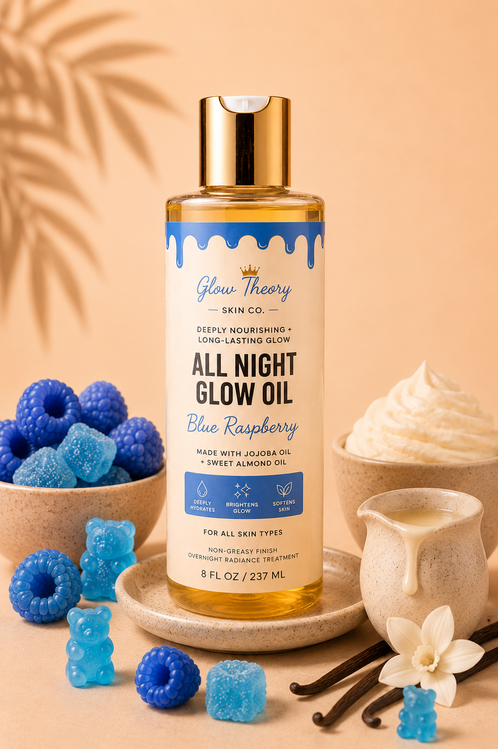 Glow Theory Blue Raspberry Glow Oil