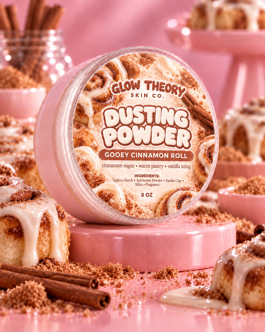 Gooey Cinnamon Roll Dusting Powder