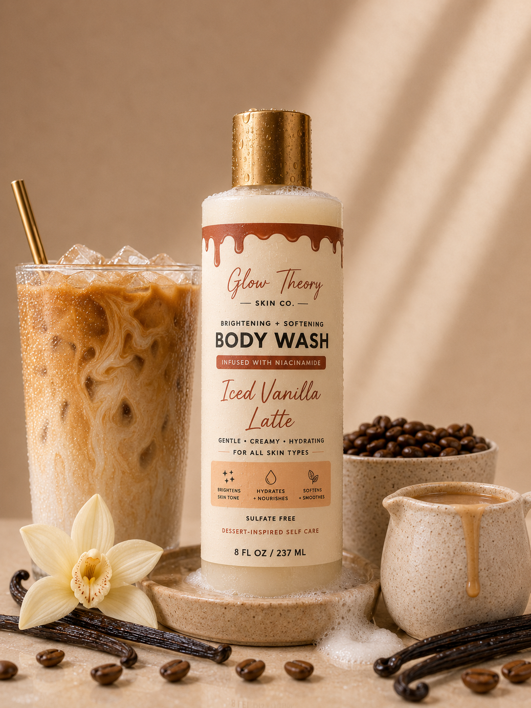 Iced Vanilla Latte - Brightening Body Wash