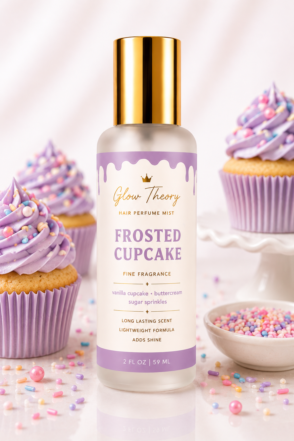 Frosted Cupcake Hair Perfume Mist