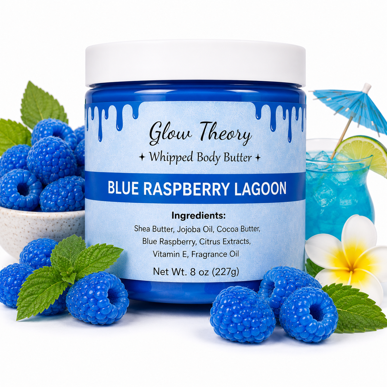 Blue Raspberry Lagoon — Whipped Body Butter