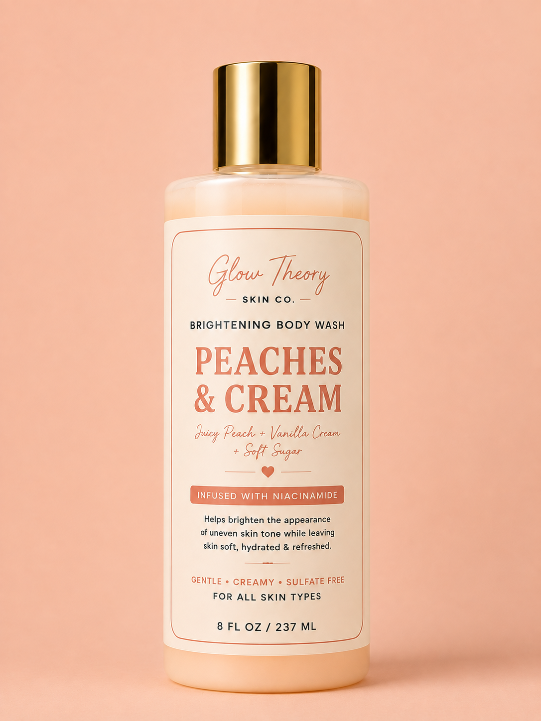 Peaches & Cream - Brightening Body Wash