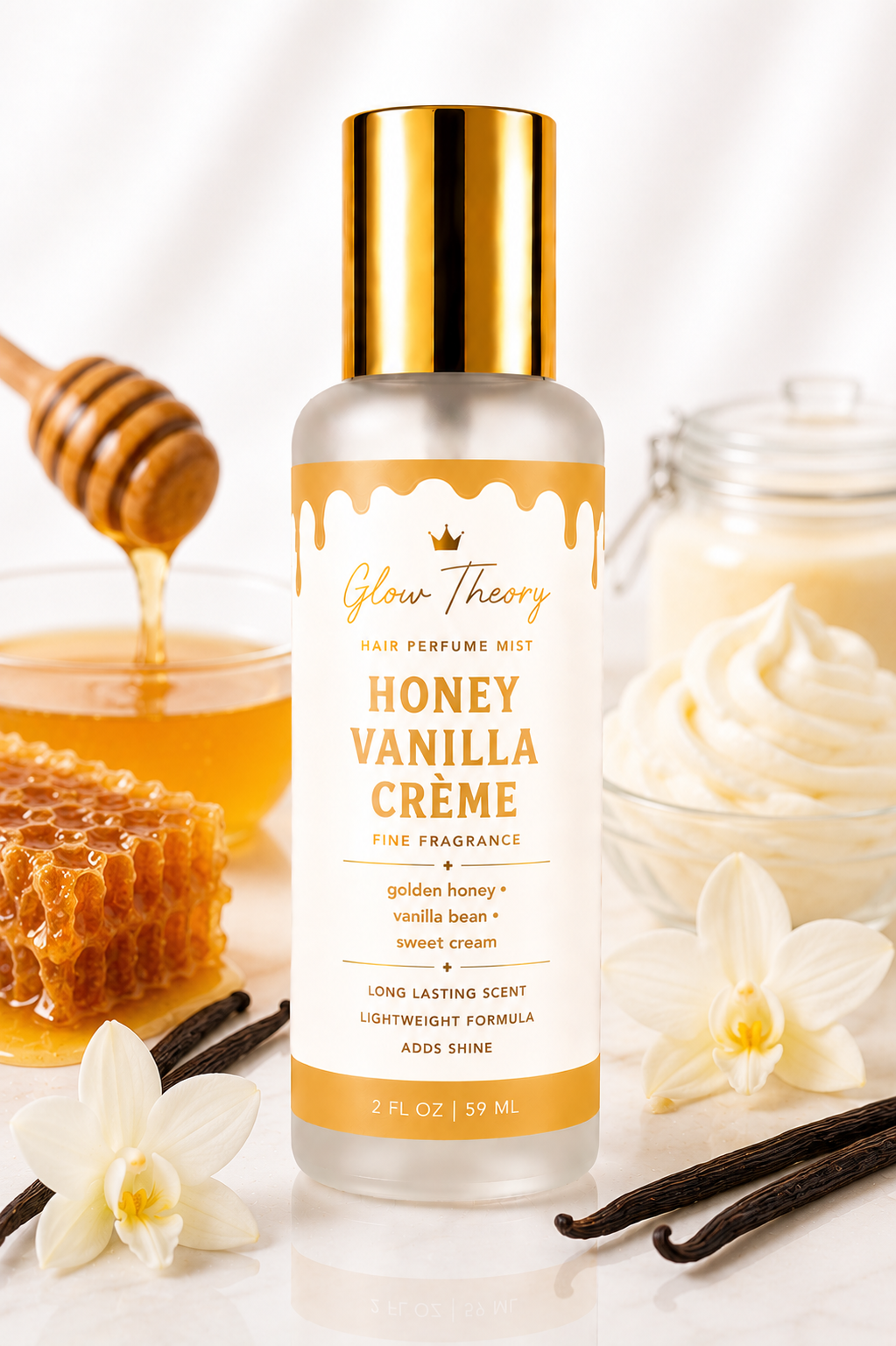 Honey Vanilla Crème Hair Perfume Mist