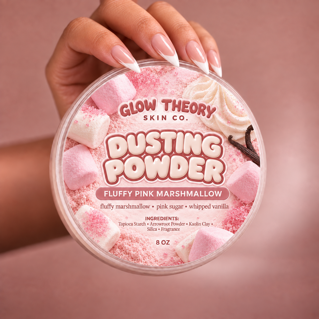 Fluffy Pink Marshmallow Dusting Powder