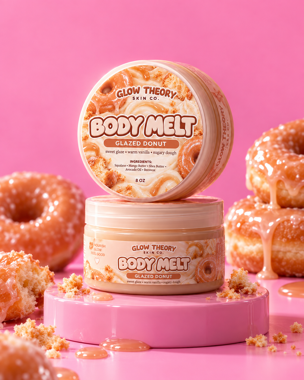 Glazed Donut Body Melt (Travel)