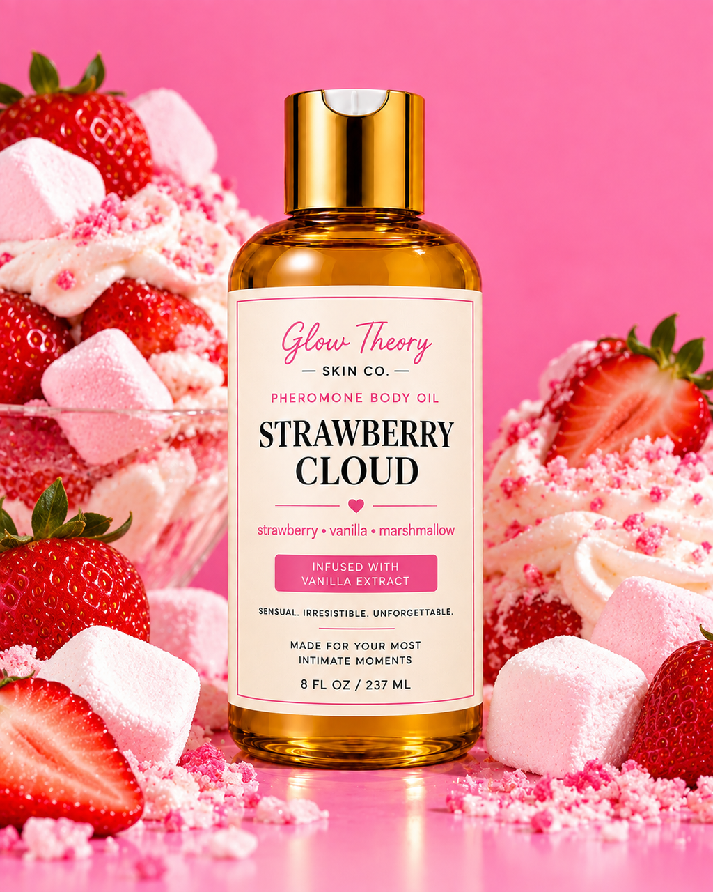 Strawberry Cloud - Pheromone Body Oil
