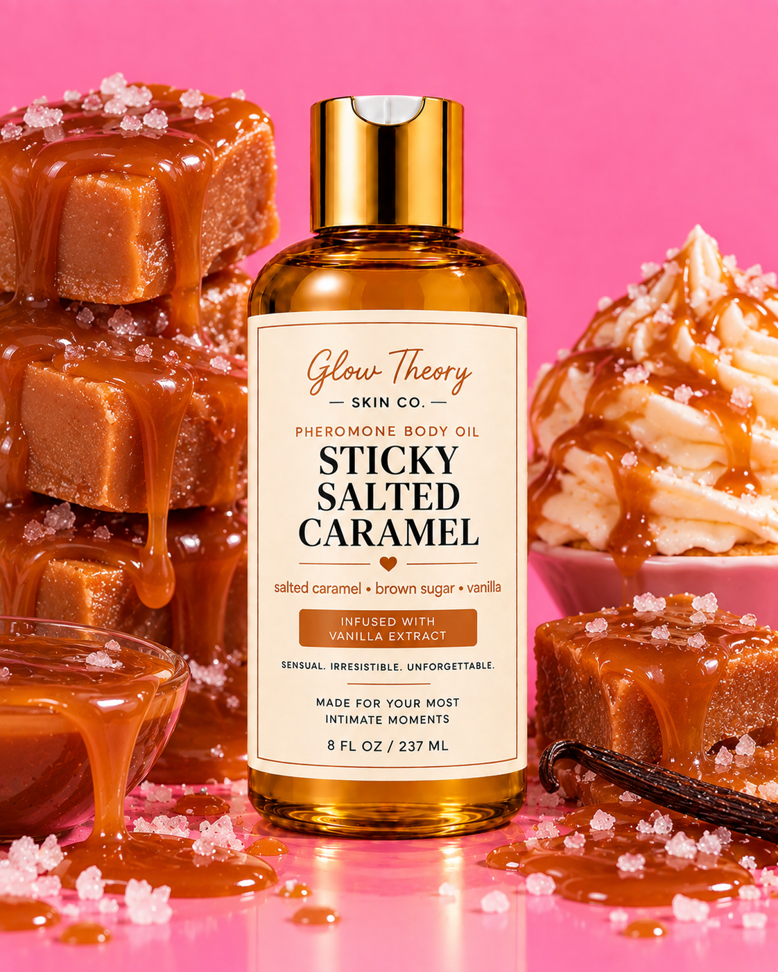 Sticky Salted Caramel- Pheromone Body Oil