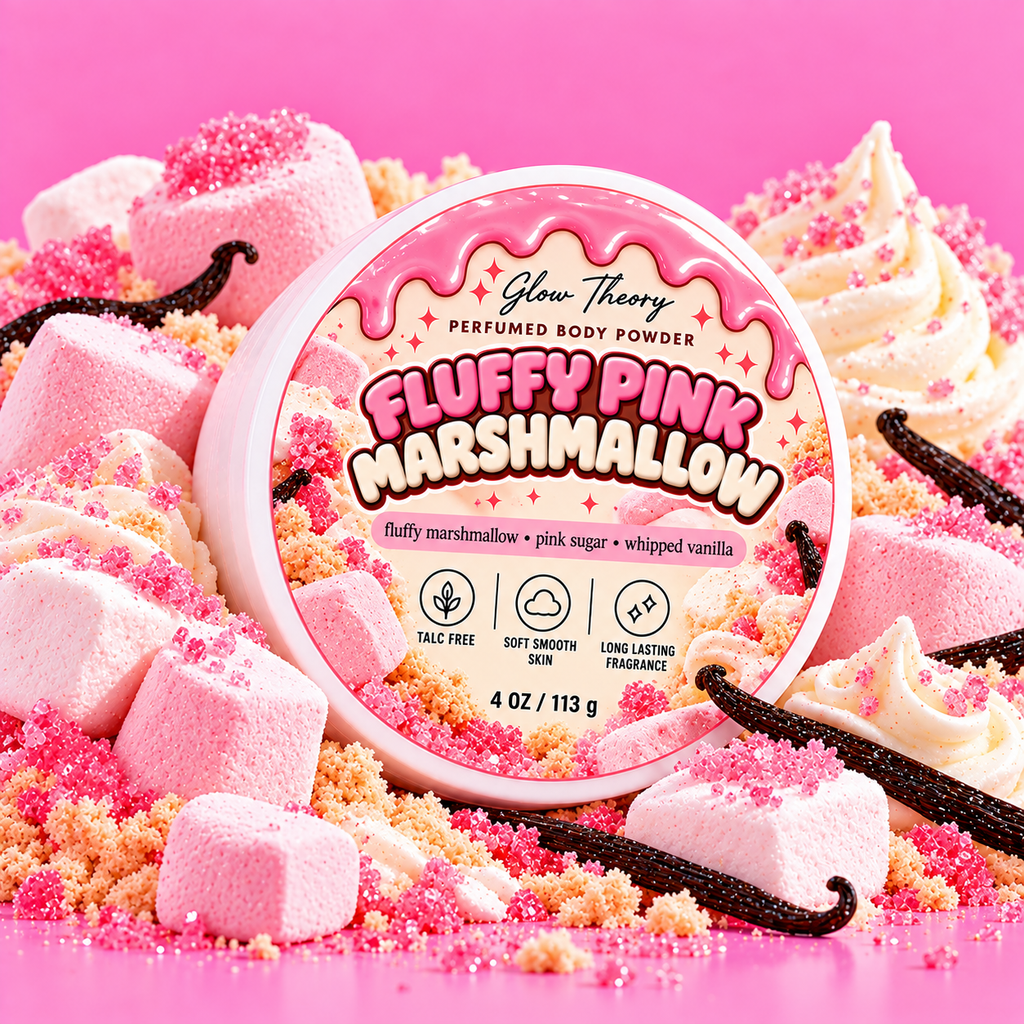 Fluffy Pink Marshmallow Dusting Powder