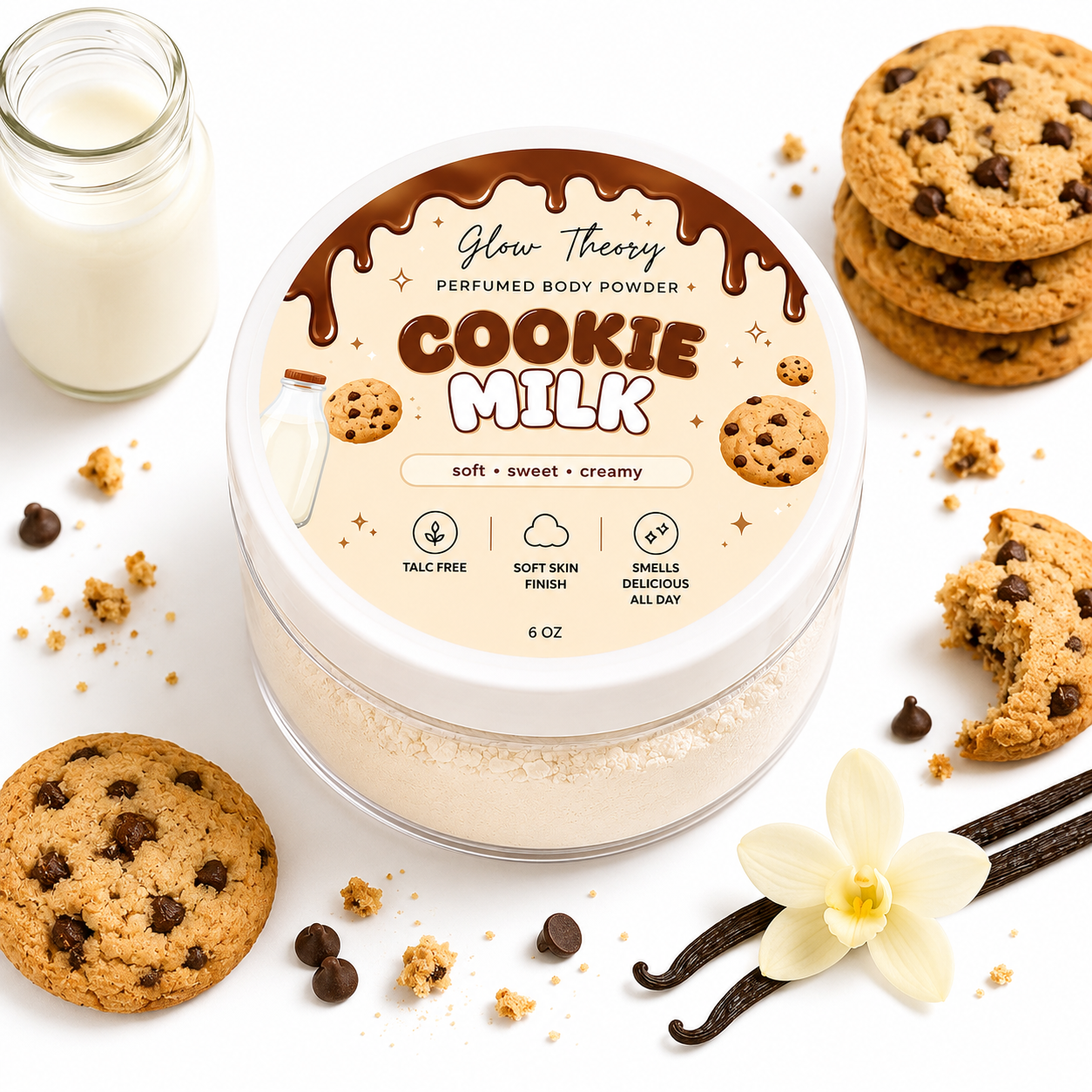 Cookie Milk — Perfumed Body Powder