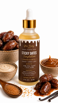Glow Theory Sticky Dates Temptation Feminine Glow Oil – Caramel Vanilla Dessert Scent Body Oil for Soft Hydrated Skin