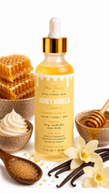 Glow Theory Honey Vanilla Crème Feminine Glow Oil – Honey Vanilla Crème Brûlée Body Oil for Soft Hydrated Skin