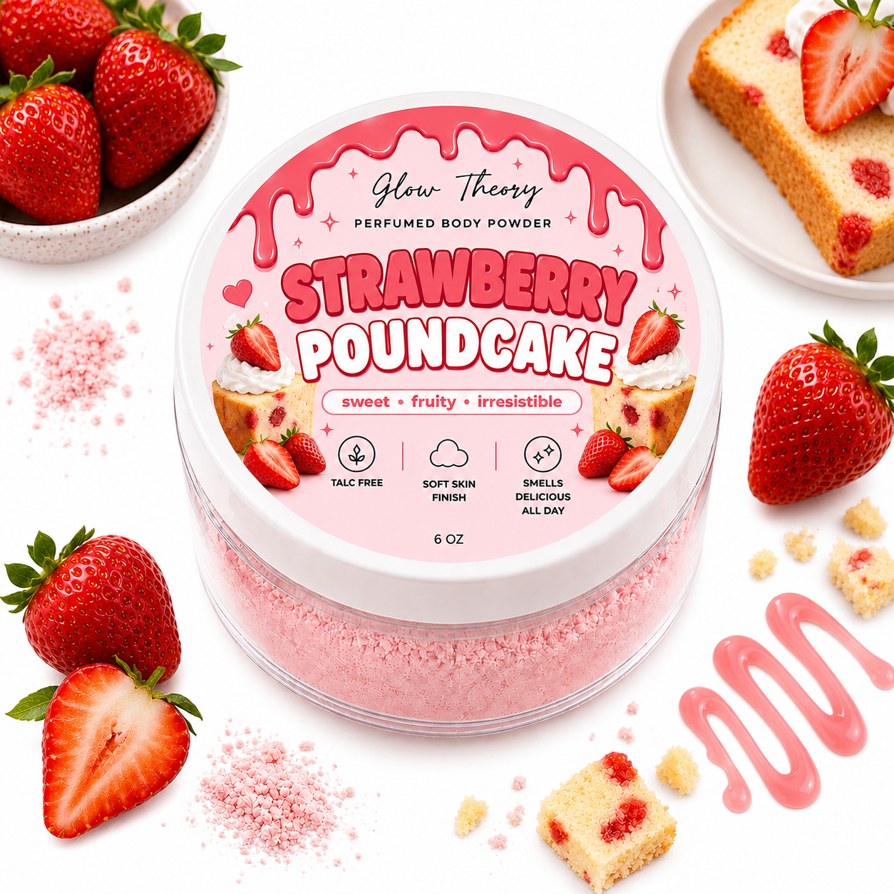 Strawberry Poundcake  — Perfumed Body Powder
