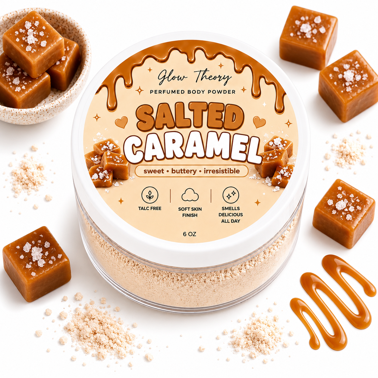 Salted Caramel — Perfumed Body Powder
