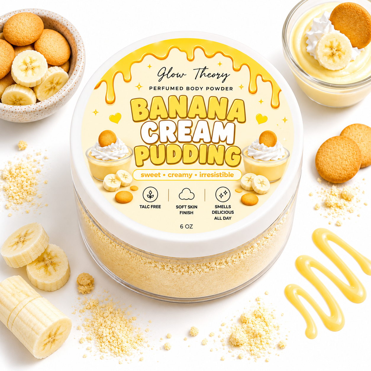 Banana Cream Pudding — Perfumed Body Powder