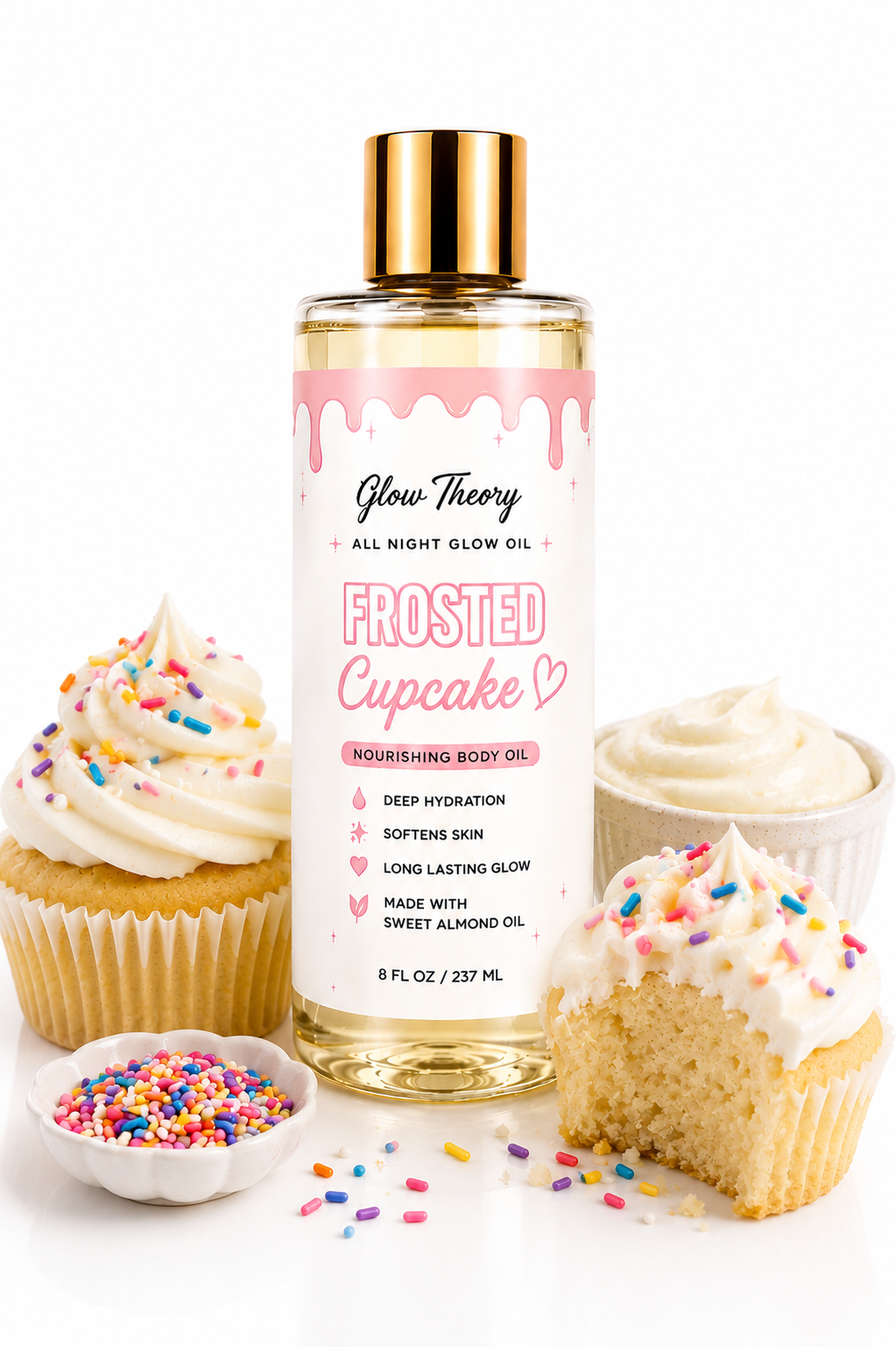 Glow Theory Frosted Cupcake All Night Glow Oil