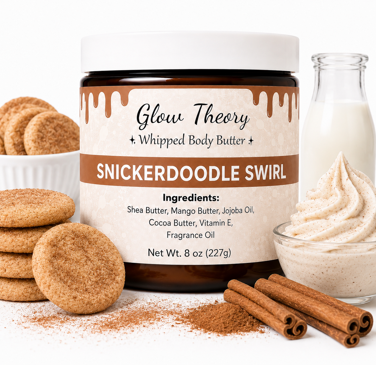 Snickerdoodle Swirl— Whipped Body Butter
