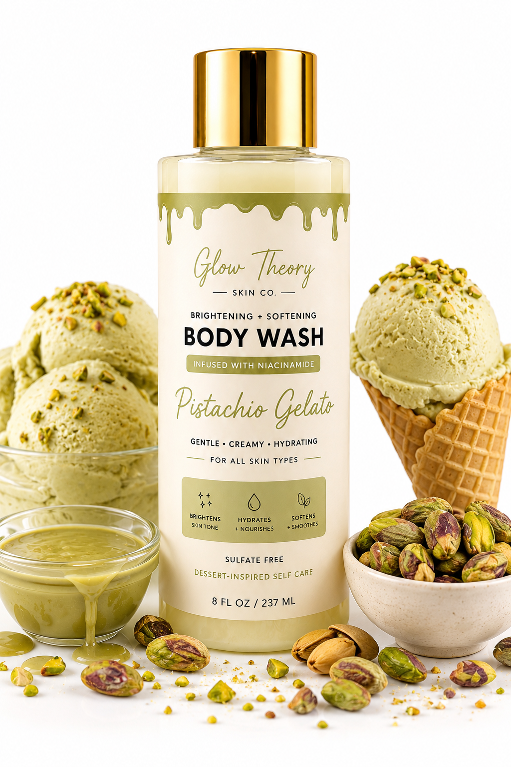 Pistachio Gelato - Brightening Body Wash