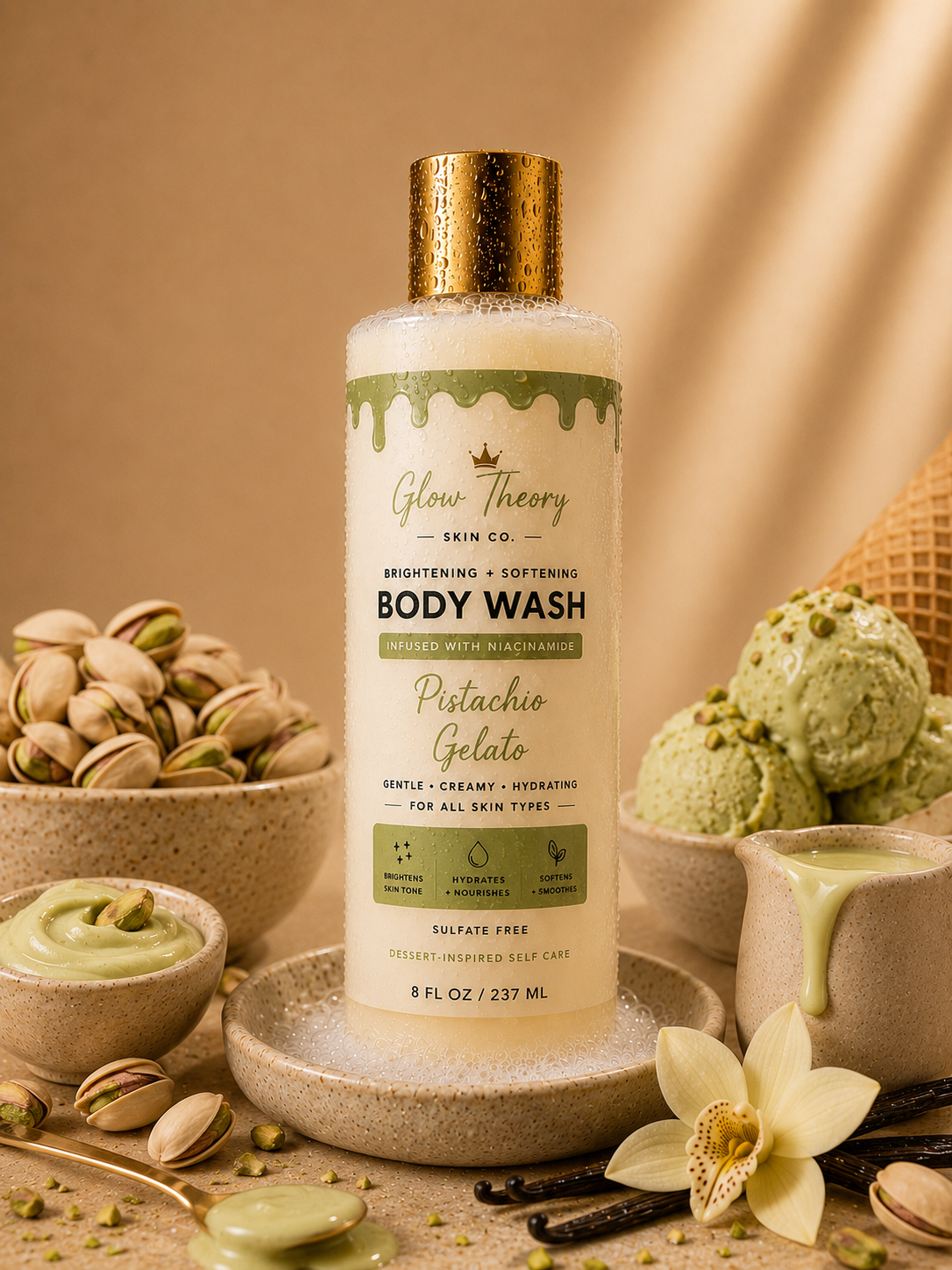 Pistachio Gelato - Brightening Body Wash