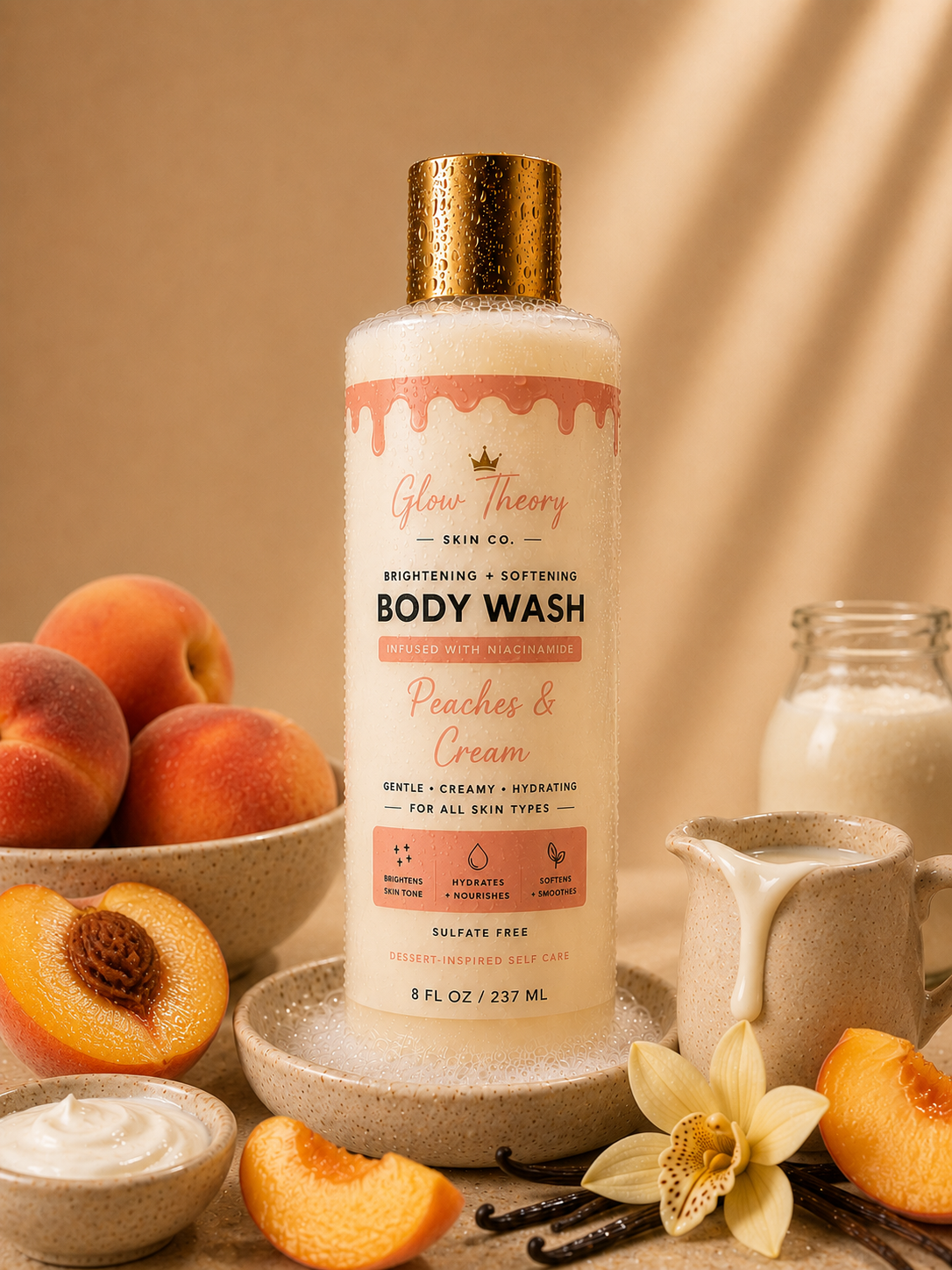 Peaches & Cream - Brightening Body Wash