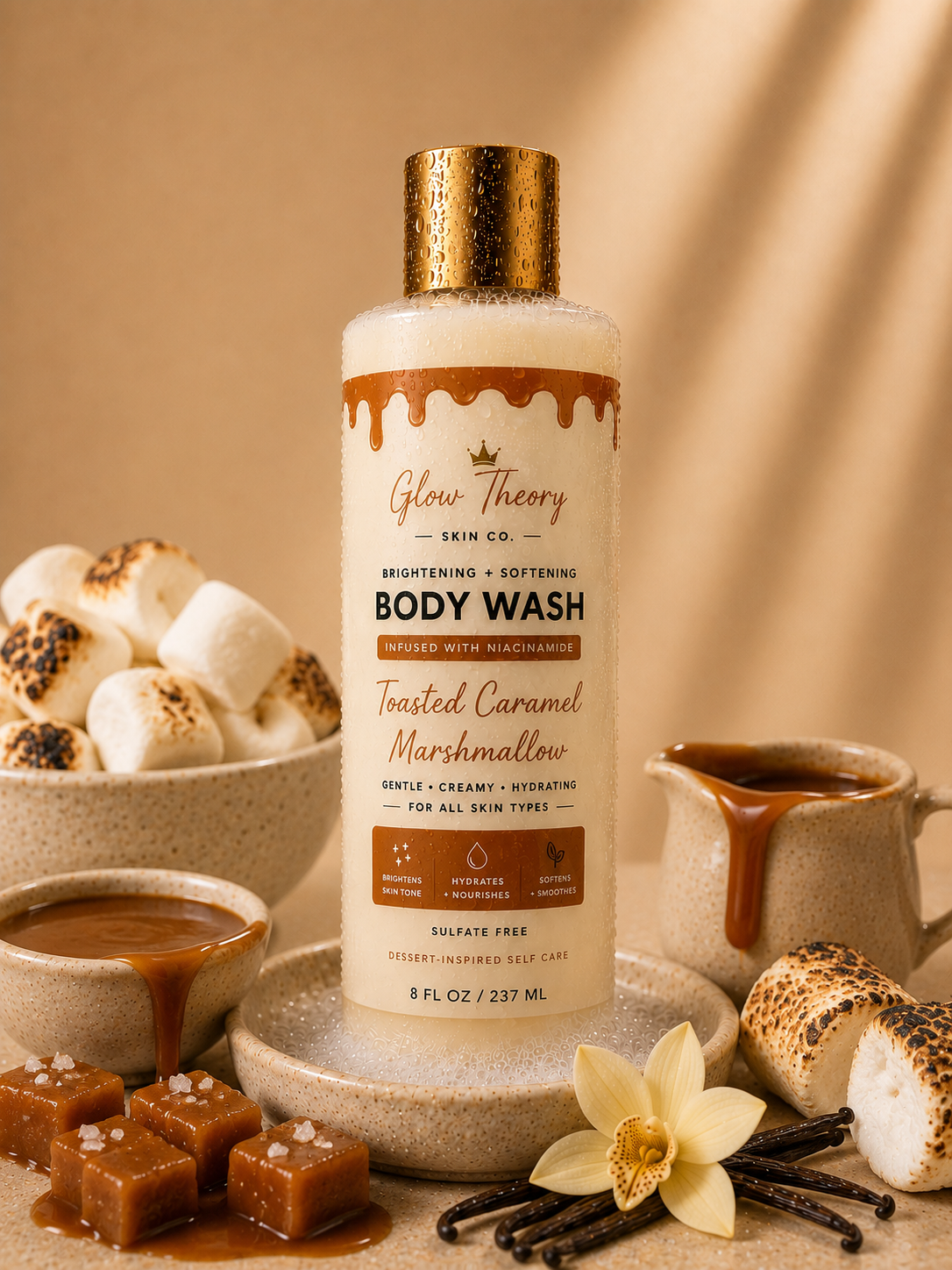 Toasted Caramel Marshmallow - Brightening Body Wash